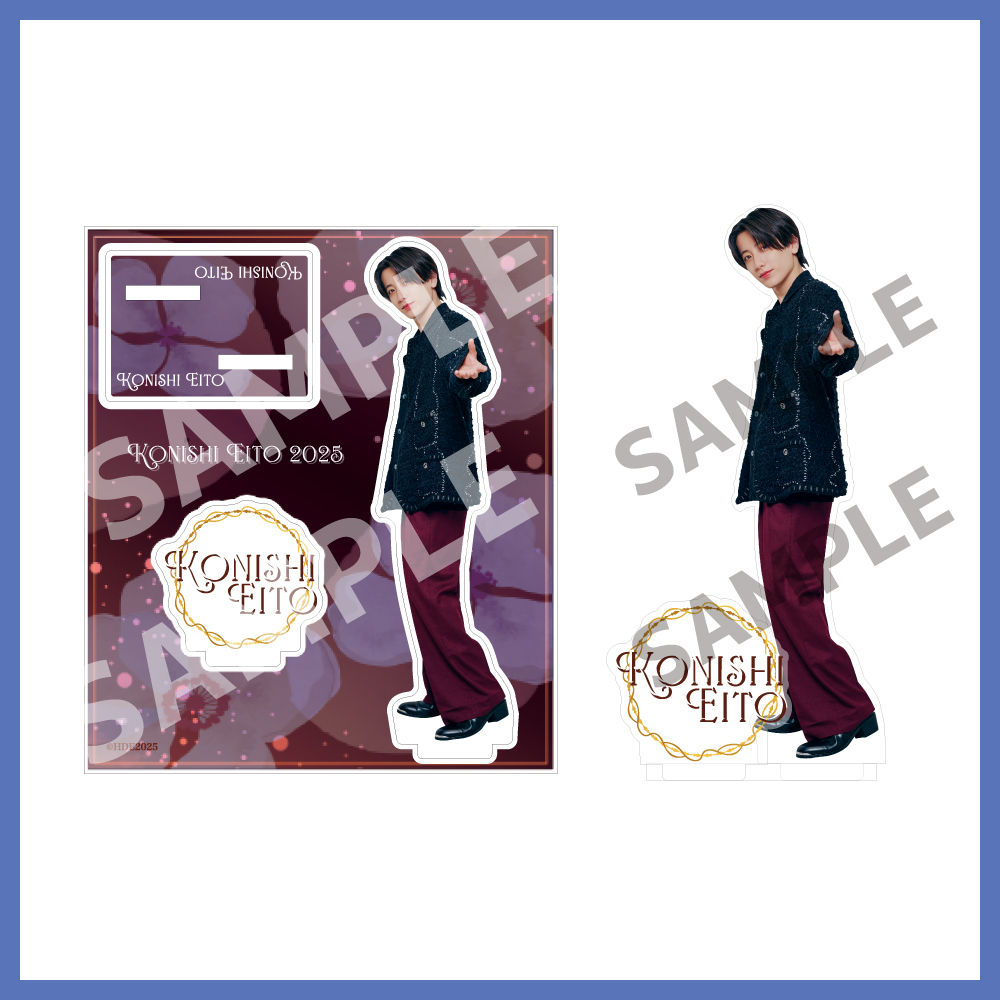 アクリルスタンド(小西詠斗 OFFICIAL FANCLUB EVENT 2025 〜人類はちのこ化計画〜)